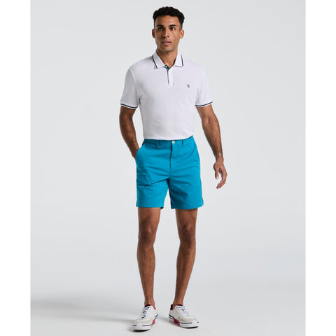 Men's Stretch Twill Shorts (Mosaic Blue) 