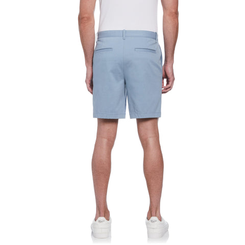 Micro Twill Slim Fit Short (Faded Denim) 