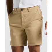8" Stretch Twill Chino Short (Travertine) 
