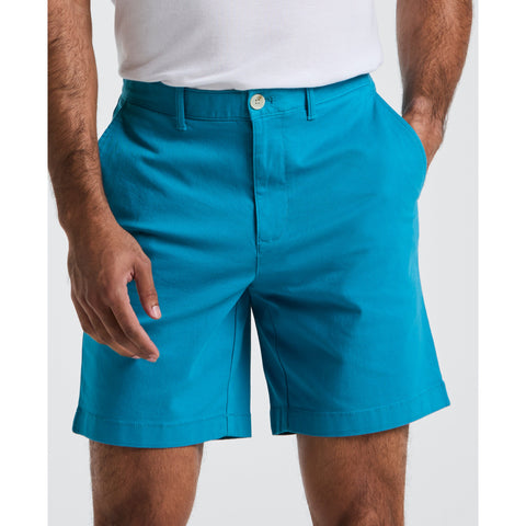 Men's Stretch Twill Shorts (Mosaic Blue) 
