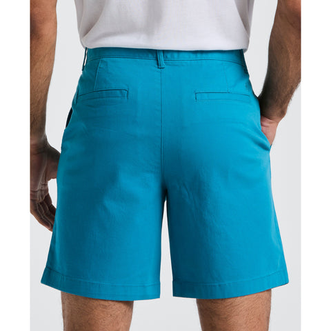 Men's Stretch Twill Shorts (Mosaic Blue) 