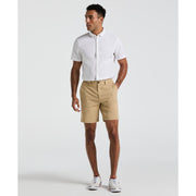 8" Stretch Twill Chino Short (Travertine) 