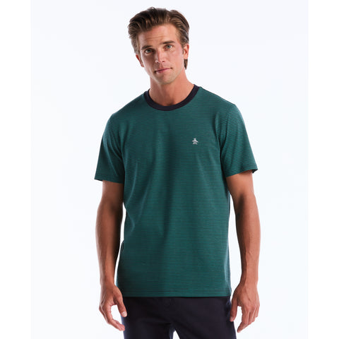 Mini Geo Print Tee-Tees-Dark Sapphire-XS-Original Penguin