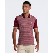 Cotton Mini Jacquard Polo (Cabernet) 