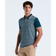 Cotton Mini Jacquard Polo (Reflecting Pond) 