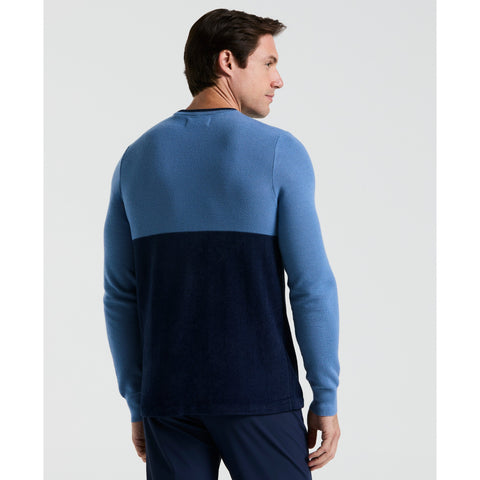 Mixed Media Golf Sweater  (Quiet Harbor) 