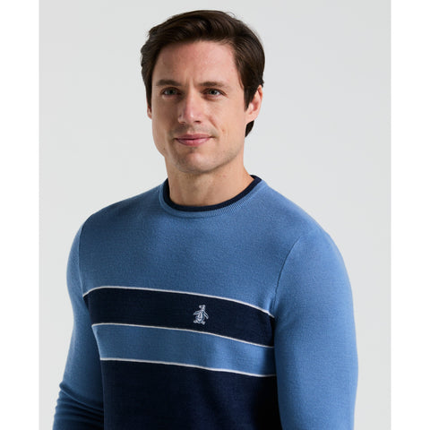 Mixed Media Golf Sweater  (Quiet Harbor) 