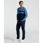 Mixed Media Golf Sweater  (Quiet Harbor) 