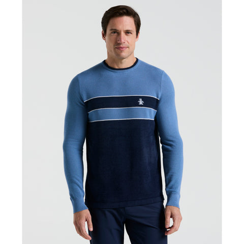 Mixed Media Golf Sweater  (Quiet Harbor) 