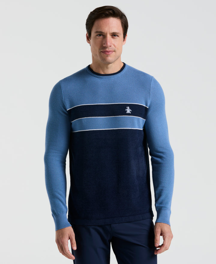 Mixed Media Golf Sweater  (Quiet Harbor) 