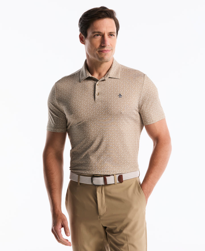Mod Gingham Golf Polo-Golf Polos-Chinchilla-XS-Original Penguin