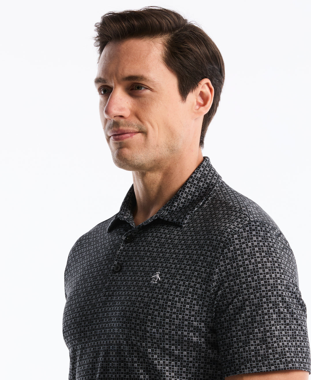 Mod Gingham Golf Polo-Golf Polos-Original Penguin