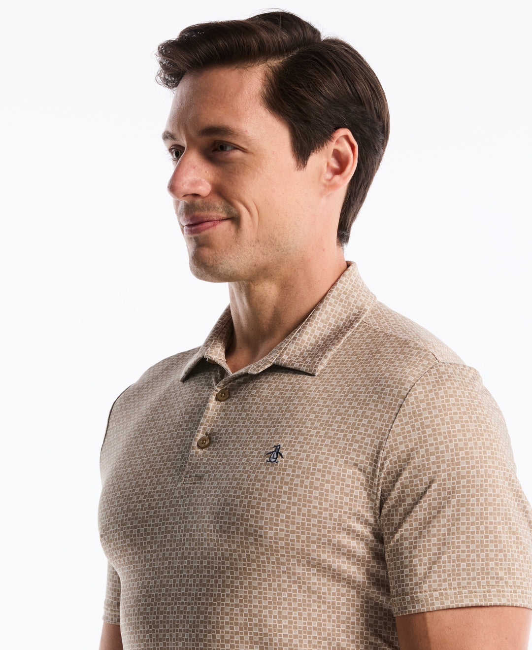 Mod Gingham Golf Polo-Golf Polos-Original Penguin