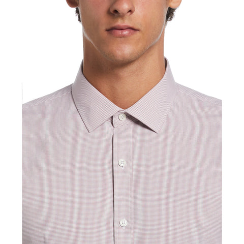 Modern Gingham Print  (Plum Berry) 