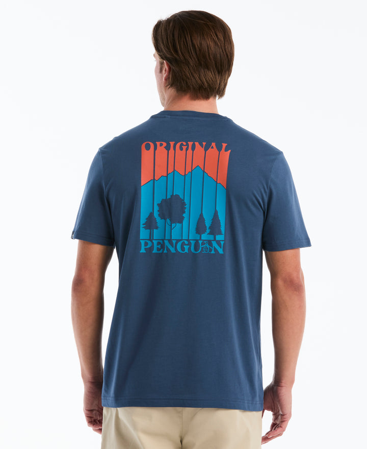 Cotton Mountain Scene Graphic Tee (Sargasso Sea) 