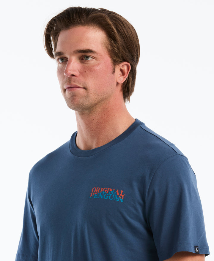 Cotton Mountain Scene Graphic Tee (Sargasso Sea) 