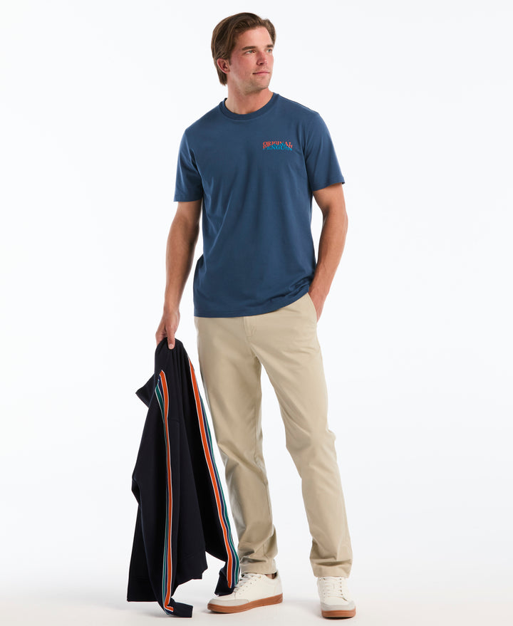 Cotton Mountain Scene Graphic Tee (Sargasso Sea) 