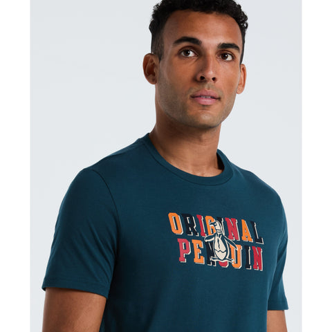 Multi Color Graphic Logo Tee (Reflecting Pond) 