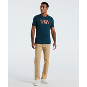 Multi Color Graphic Logo Tee (Reflecting Pond) 