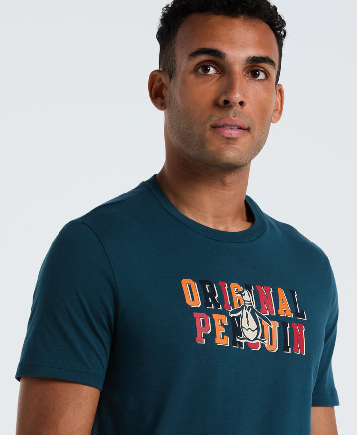 Multi Color Graphic Logo Tee (Reflecting Pond) 