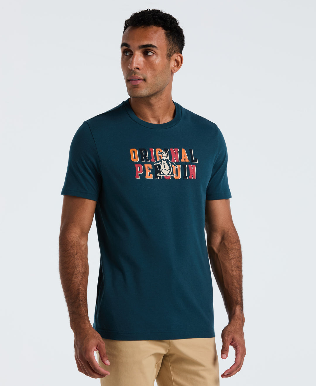 Multi Color Graphic Logo Tee (Reflecting Pond) 