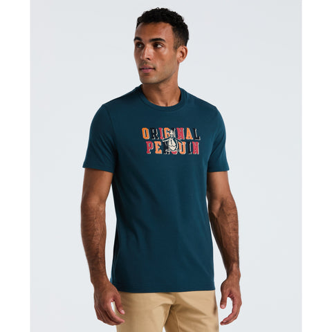 Multi Color Graphic Logo Tee (Reflecting Pond) 