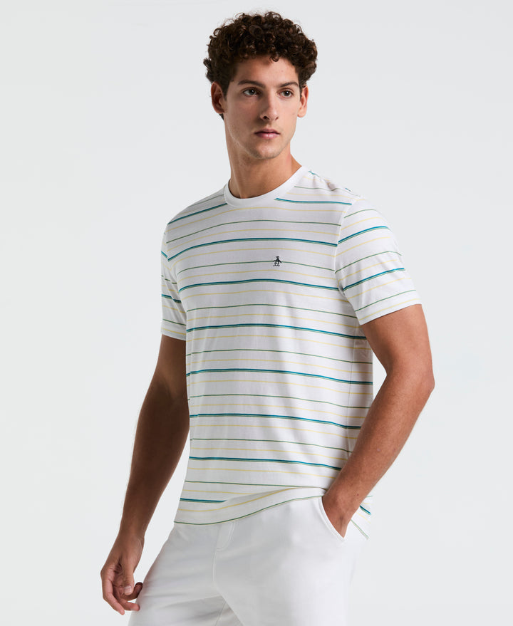 Jersey Multi Stripe Tee (Bright White) 