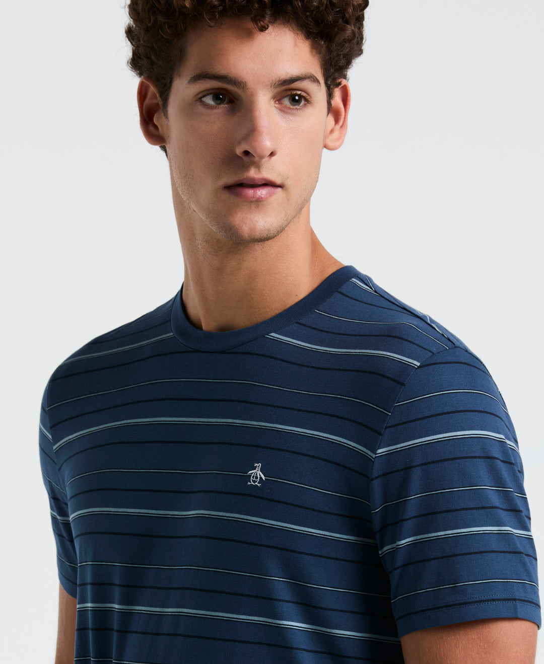 Jersey Multi Stripe Tee (Sargasso Sea) 