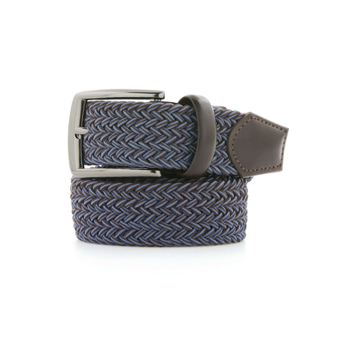 Multicolor Stretch Belt (Navy) 