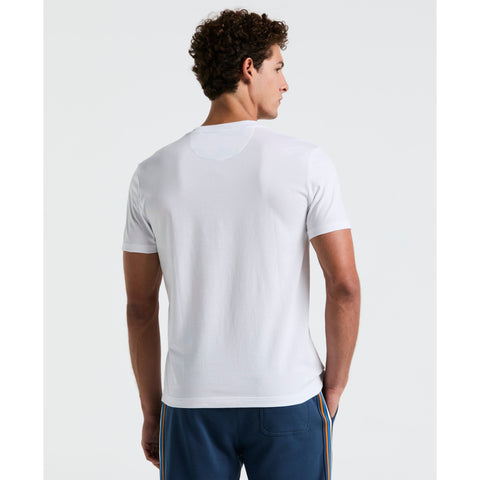 Jersey Woven Multi Pocket Tee (Bright White) 