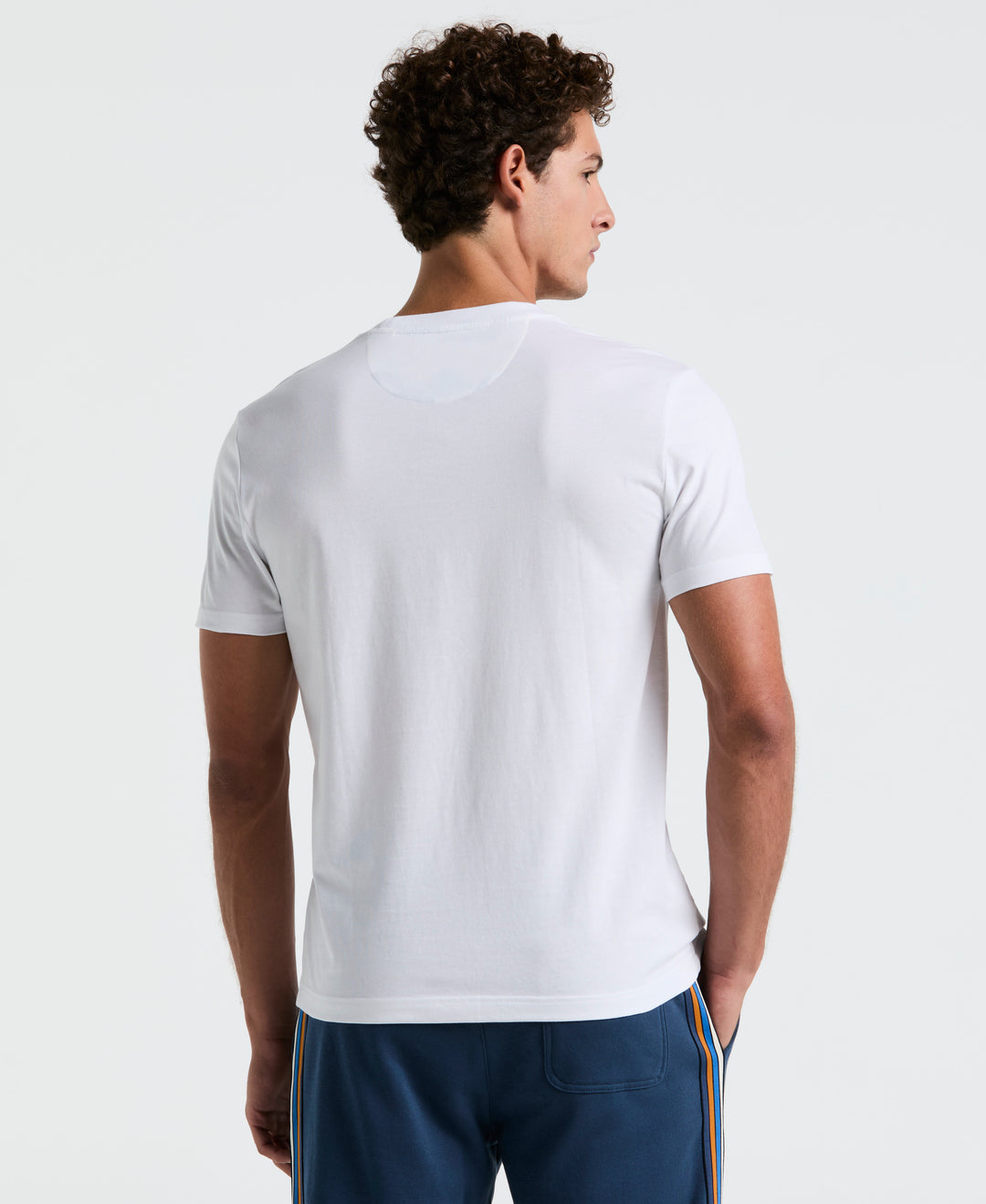 Jersey Woven Multi Pocket Tee (Bright White) 