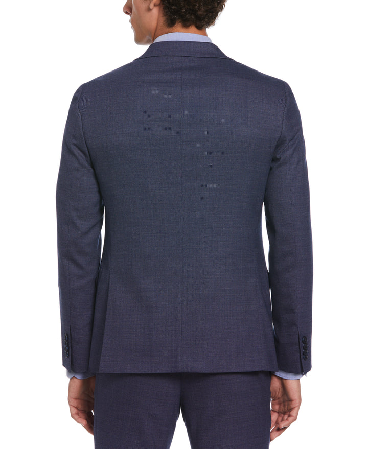 Navy Birdseye Suit Jacket  (Navy) 