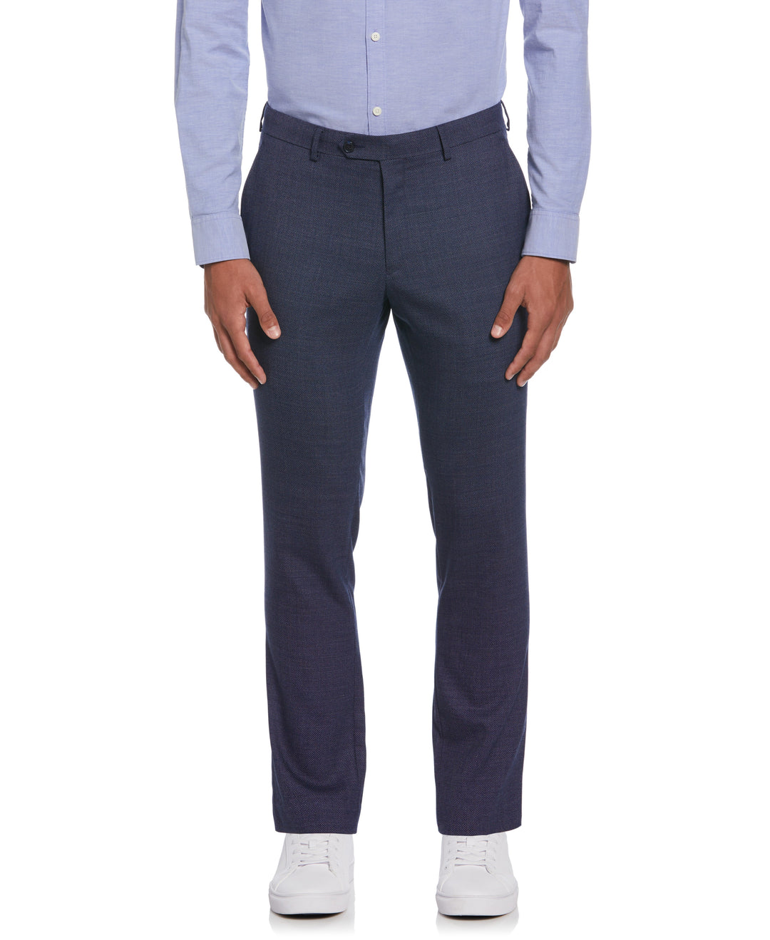 Navy Birdseye Suit Separate Pant-Dress Pants-Navy-29-30-Original Penguin