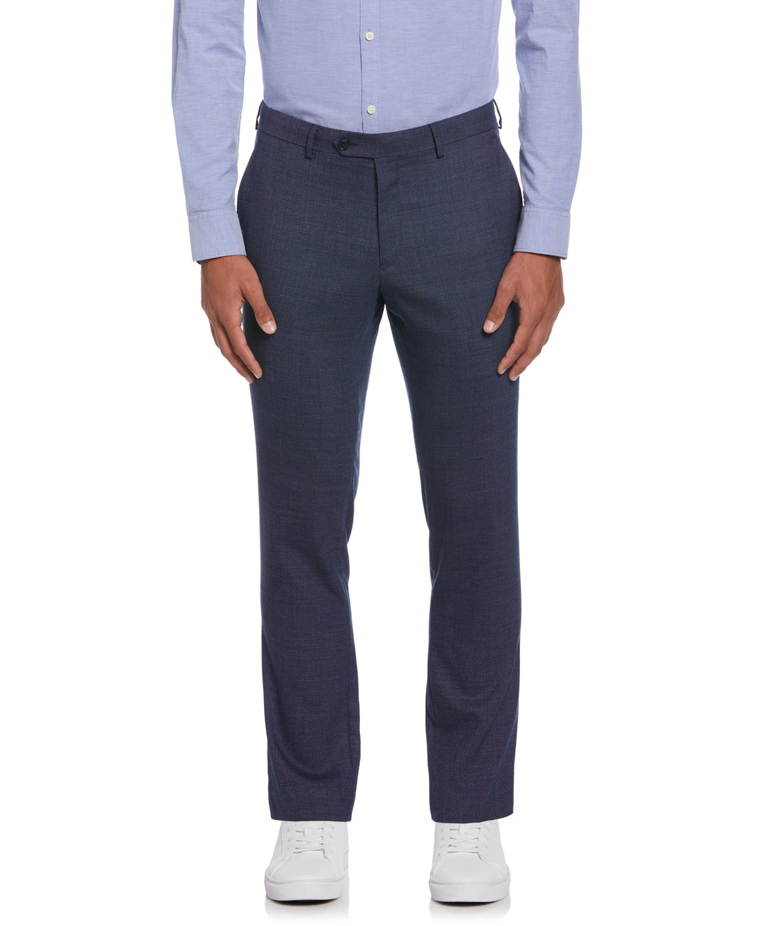 Birdseye Suit Separate Pant  (Navy) 