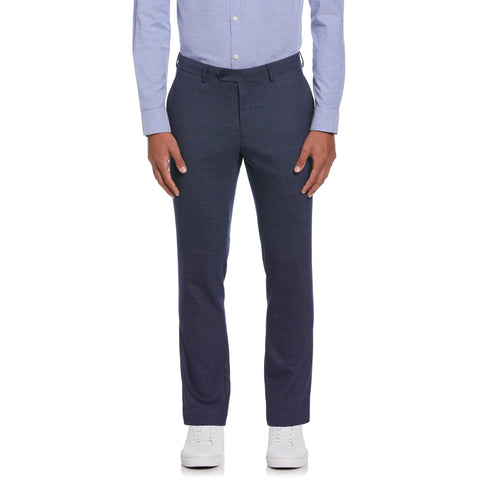 Birdseye Suit Separate Pant  (Navy) 