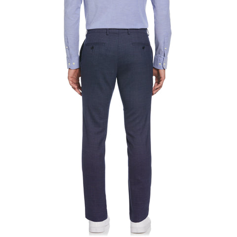 Birdseye Suit Separate Pant  (Navy) 