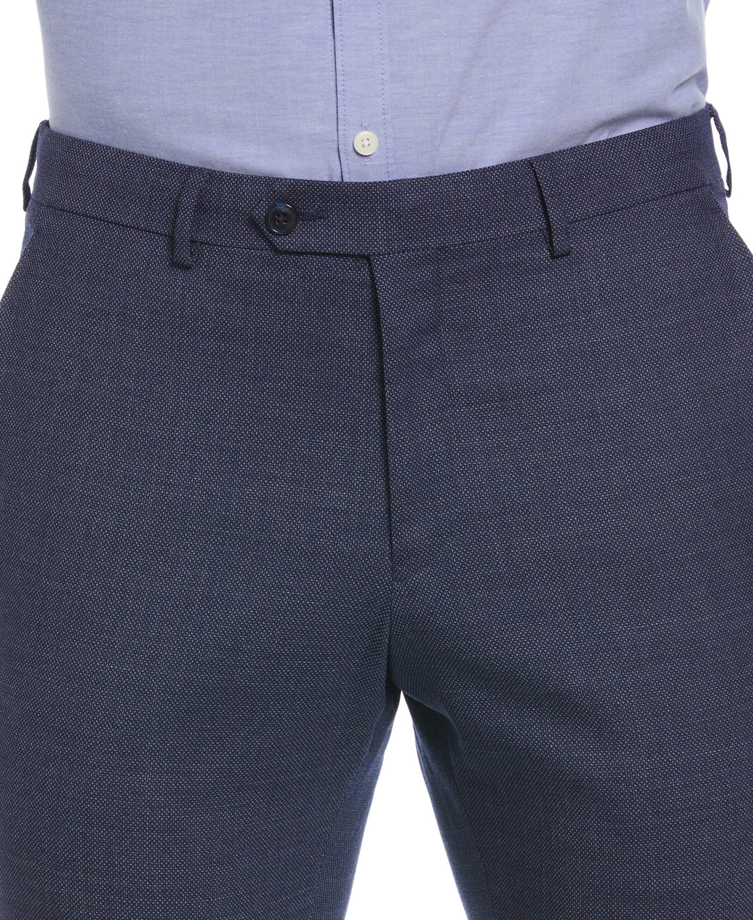 Birdseye Suit Separate Pant  (Navy) 