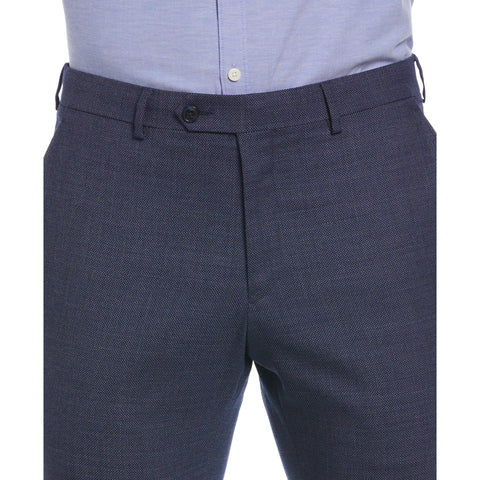 Birdseye Suit Separate Pant  (Navy) 
