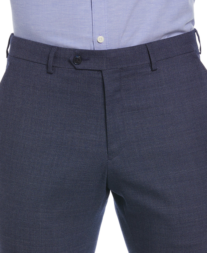 Birdseye Suit Separate Pant  (Navy) 