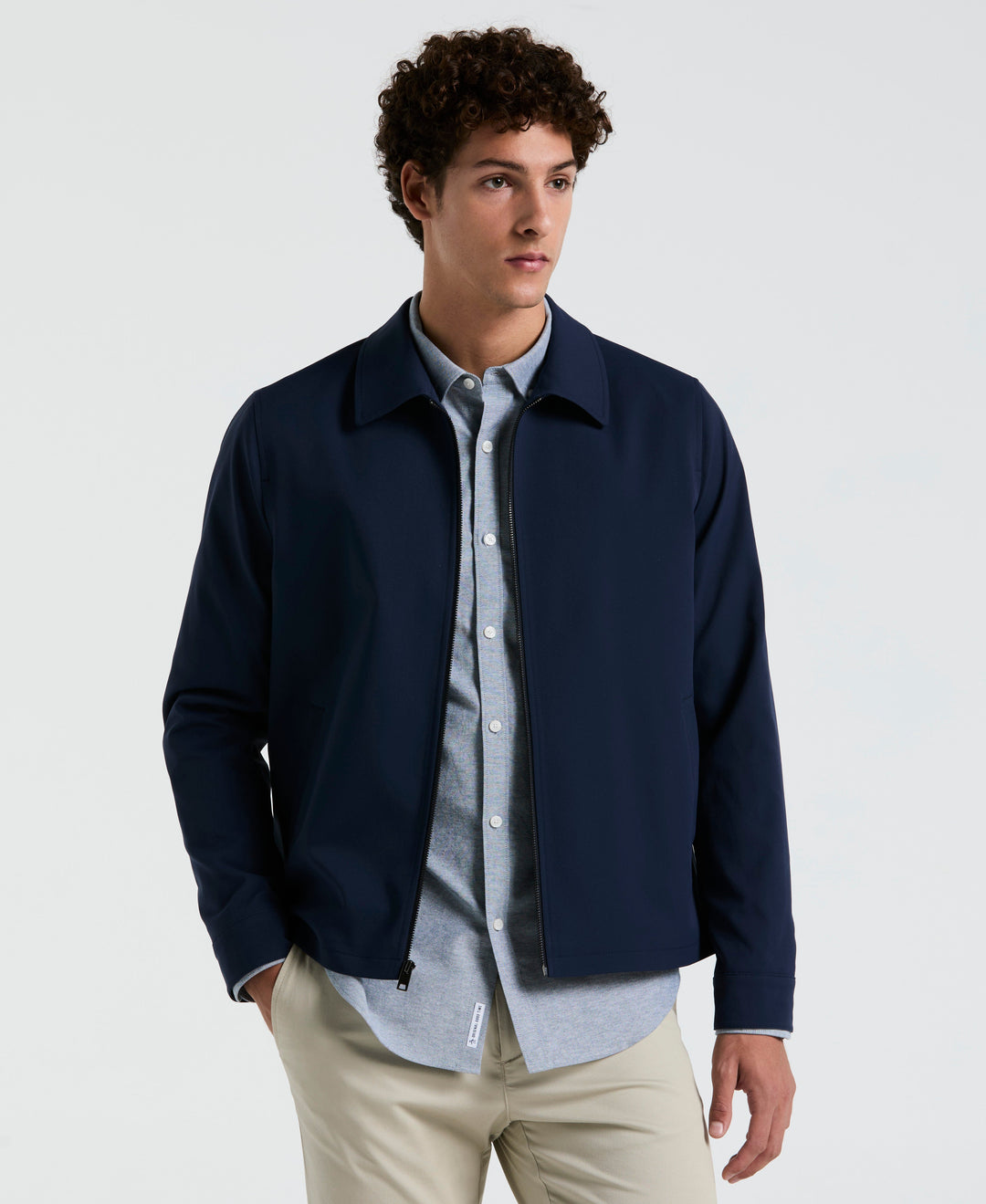 Navy Outerwear Jacket-Jackets-Navy-XS-Original Penguin