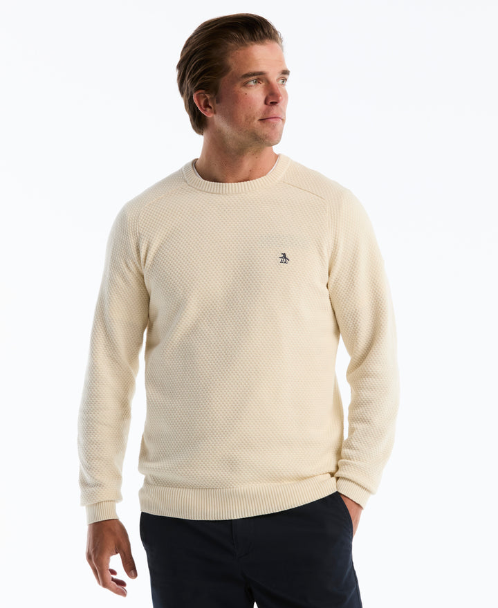 Cotton Bubble Stitch Sweater (Birch) 