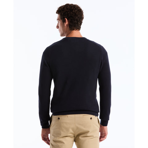 Novelty Bubble Stitch Sweater-Sweaters-Original Penguin