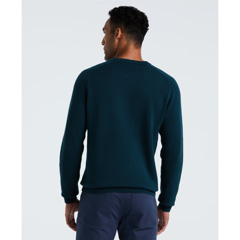 Cotton Bubble Stitch Sweater (Reflecting Pond) 