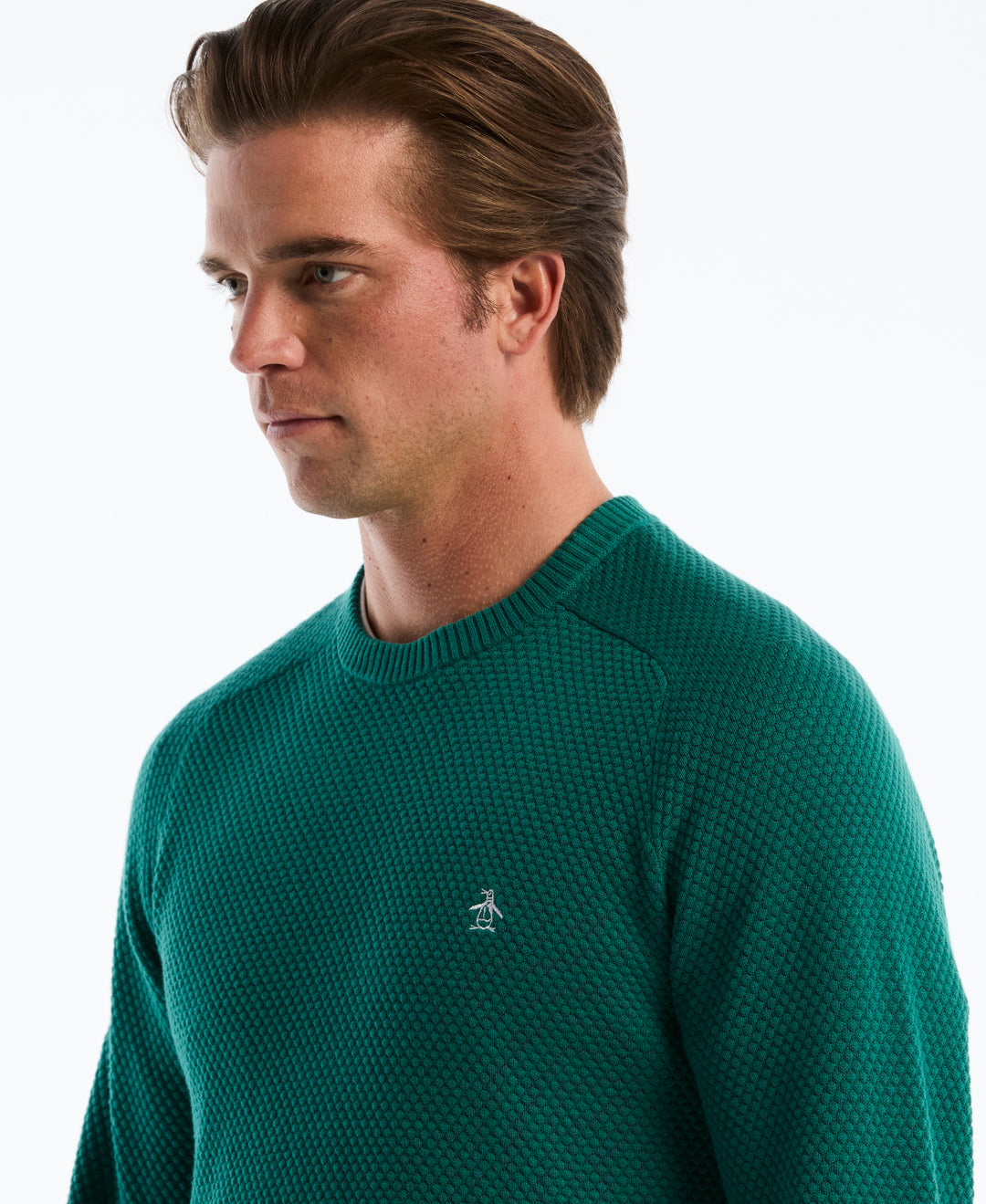 Cotton Bubble Stitch Sweater (Storm) 