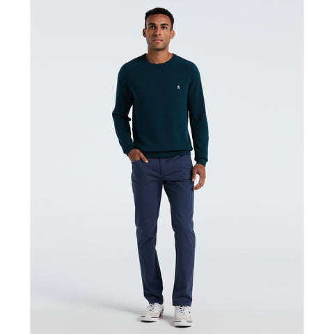 Cotton Bubble Stitch Sweater (Reflecting Pond) 