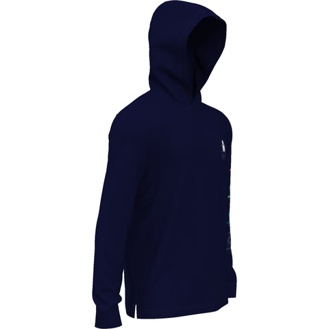 Novelty Graphic Golf Hoodie (Black Iris) 