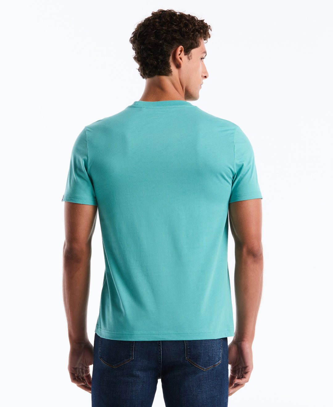 OP Block Letters Cotton Graphic Tee (Aquarelle) 