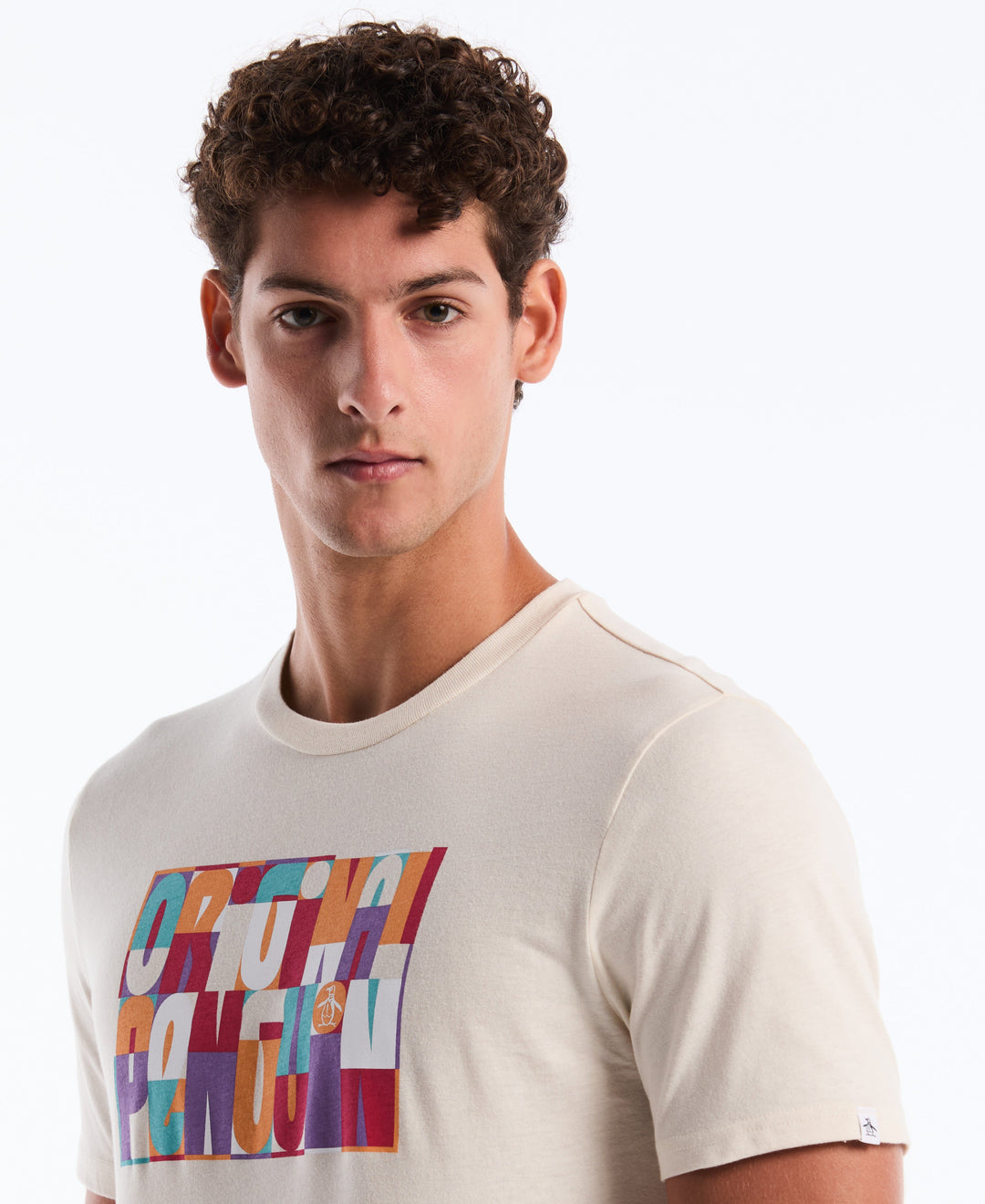 OP Block Letters Cotton Graphic Tee (Birch) 