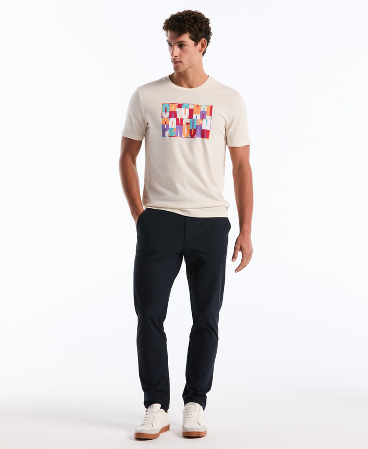 OP Block Letters Cotton Graphic Tee (Birch) 