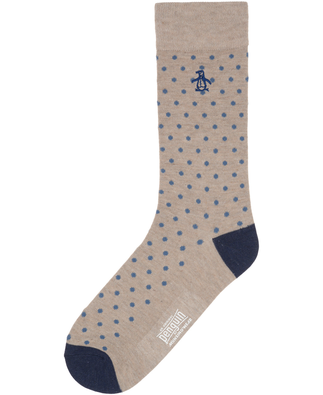 Oakland Dot Sock (Taupe) 